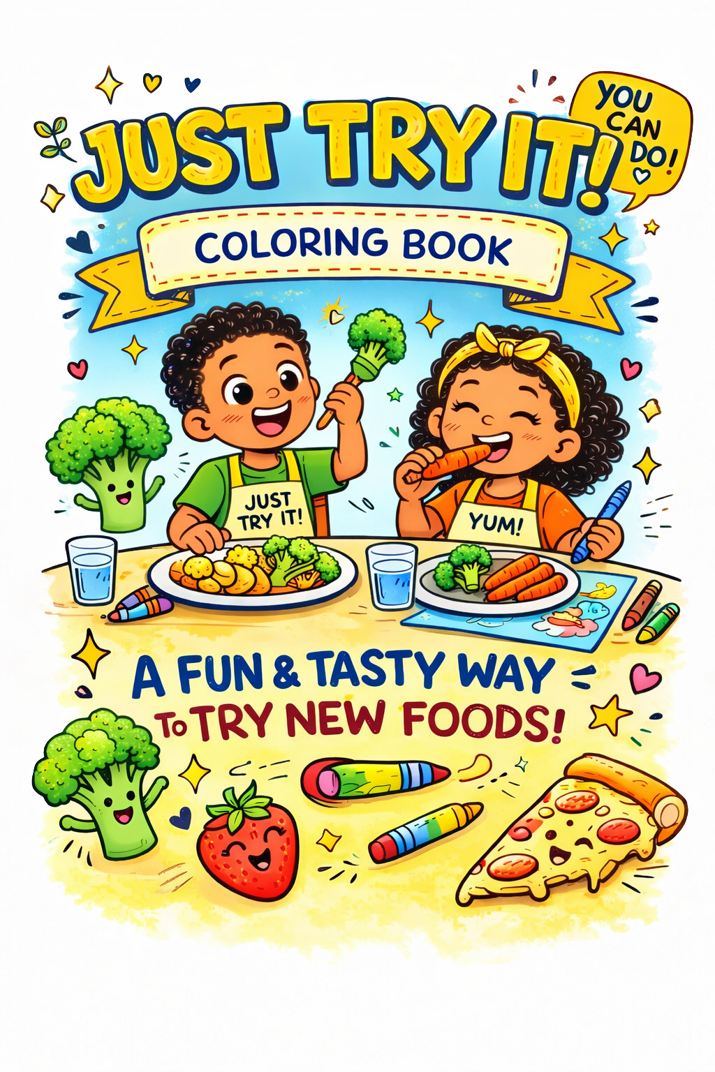 Just Try It Coloring Book