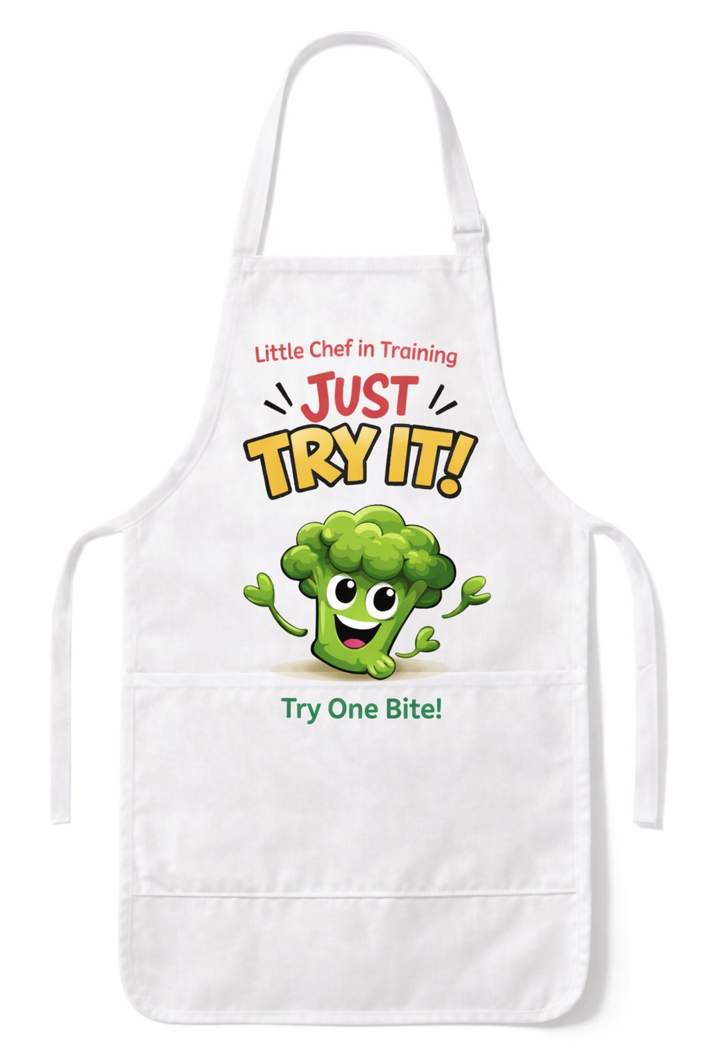 Just Try It Apron- Little Chef in Training
