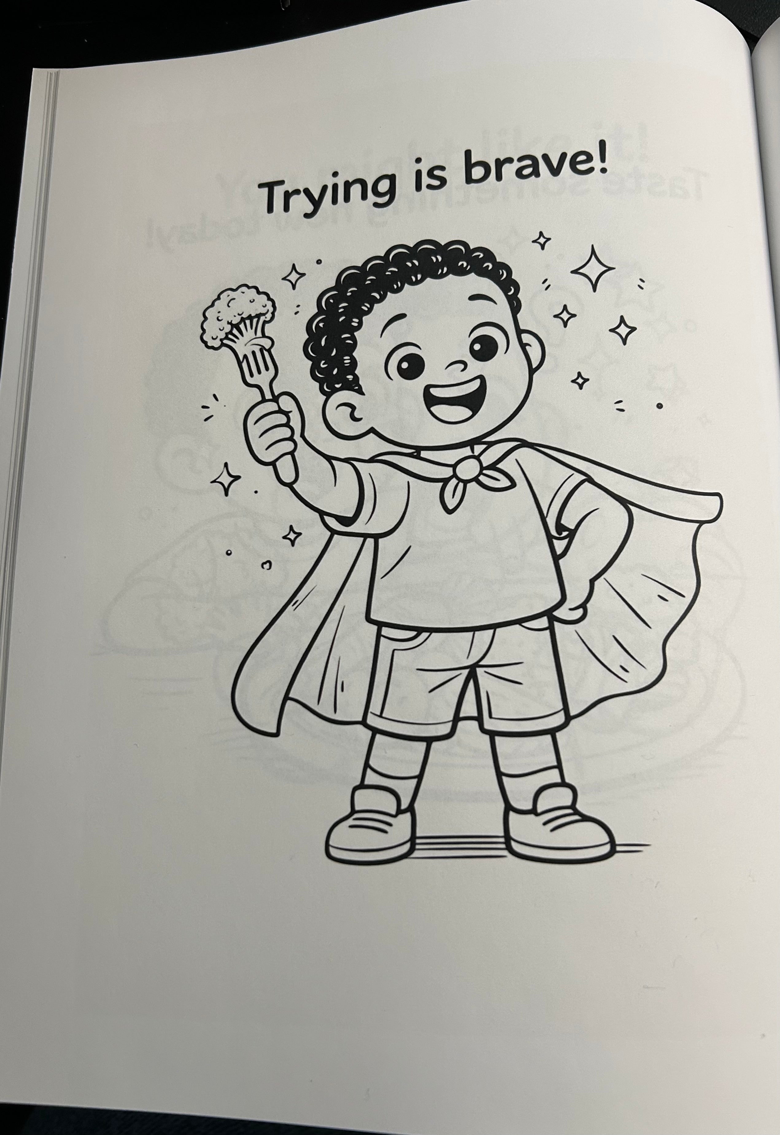 Just Try It Coloring Book